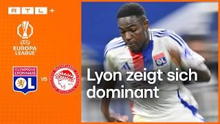 Olympique Lyon vs. Olympiakos Piräus - Highlights | UEFA Europa League | RTL Sport