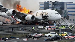 Emergency Landing Crash In Airport |  Air Crash Investigation | Emirates A380 – What Went Wrong?