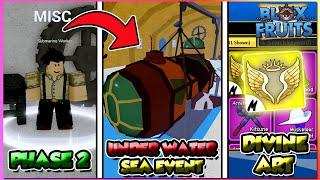 New Submarine NPC Phase 2 (Underwater Sea Event,Divine Art,More) In Blox Fruits Update 24