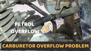 How to fix carburetor overflow problem in any motorcycle | Petrol overflow (pulsar 150)