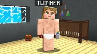 TWINNER DEVIENS UN BÉBÉ SUR MINECRAFT !