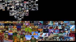 4 created AAO videos playing at once. #55 | 4 созданных видео ВС сразу. №55