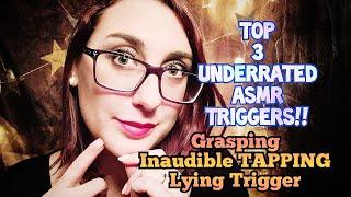 ASMR Grasping Objects, Fake Tapping Objects (inaudible tapping) Lying About Objects