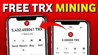 FREE 3,000 TRX On Telegram MINER Bot!! SUPER FAST  Tron Mining site