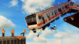 Realistic TRAIN Crashes/Destruction  Teardown
