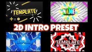 +6 BEST 2D INTRO PRESET/TEMPLATE || ALIGHT MOTION (XML AND AM LINK)