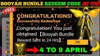 FREE FIRE REDEEM CODE TODAY 9 APRIL REDEEM CODE FREE FIRE | FF REDEEM CODE TODAY 9 APRIL