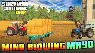 NEW BALER!! MIND BLOWING MAYO | Survival Challenge CO-OP | FS22 - Episode 43