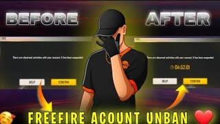 //how to unban free fire account | by virtual space new script//