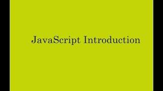 Part 1 JavaScript Introduction and basics | in  Marathi