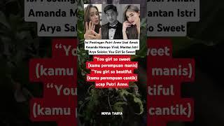 Isi Postingan Putri Anne Usai Amuk Amanda Manopo #aryasaloka #putrianne #amandamanopo #pernikahan