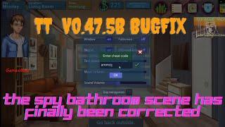 Taffy Tales v0 47 5b - What's new! cheat code! and the spy bathroom scene has finally been corrected