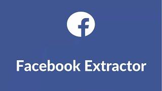 Export Facebook Group Members with Facebook Data Extractor