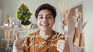 Tokopedia haul || Quarantine purchases || Room tour kamar kost || Room decor