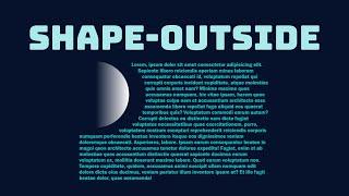 #20 Wrap Text Around a Semicircle | CSS Shape-Outside | ThinhPham