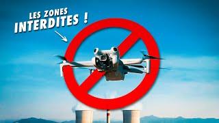 Les 7 zones INTERDITES aux DRONES en 4 minutes !