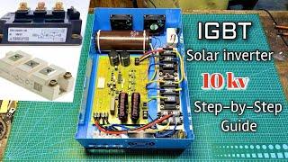 how to make 10kw inverter IGBT 300A | solar inverter banana sikhe