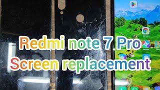 Redmi note 7 Pro Display replacement+ back glass door change