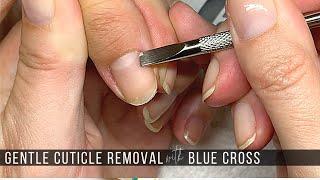 Gentle, Relaxing Cuticle Cleaning w/ Blue Cross [ASMR]