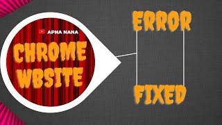 How to Fix ERR SSL VERSION OR CIPHER MISMATCH Error | Apna Nana