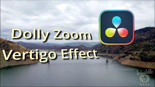 Dolly Zoom Vertigo Effect - Mavic Air 2S and Davinci Resolve