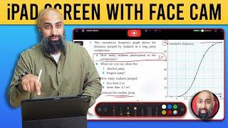 Unlocking iPad Creativity: Annotated Screen Recording Video with Face Cam