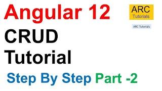 Angular 12 CRUD with Web API Tutorial Part #2 | Angular Material 12 CRUD Step By Step