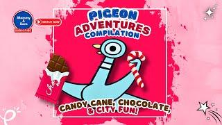 Pigeon Adventures Compilation | Candy Cane, Chocolate & Fun Facts