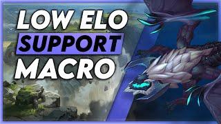 A Support Macro Guide MADE for LOW ELO. (Objectives, Wards, Decisions) - League of Legends