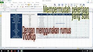 Membuat dropdown list sekaligus rumus vlookup untuk data yang banyak