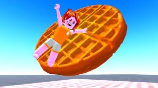 Roblox eat a huge waffle…