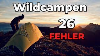 Fehler beim WILDCAMPEN (und wie du sie vermeiden kannst)