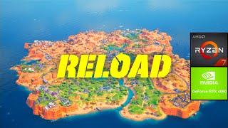 RTX 4060  + Ryzen 7 5800X ️ | Fortnite RELOAD (CHAPTER 2 REMIX)  | PERFORMANCE MODE FPS TEST 