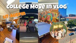 COLLEGE MOVE IN VLOG | FRESHMAN YEAR @ UT AUSTIN