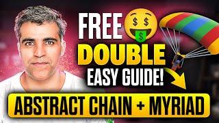 FREE Crypto Airdrops!  Step by Step Guide for Abstract Chain & Myriad Markets 2025