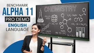 Benchmark Alpha 11 Pro Demo | Interactive Flat Panel Features  |  @smartinfovision_official