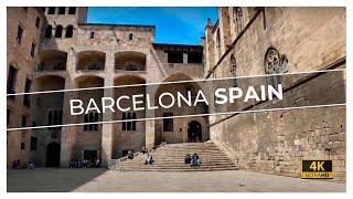 Barcelona, Spain  4K Walking Tour - III - Summer 2024