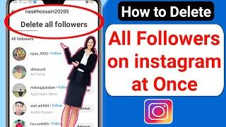 How to Delete all followers on instagram at Once (2023) | How to Delete followers on instagram
