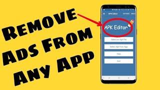 How to Remove Ads in any App With [APK EDITOR PRO]