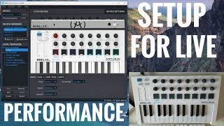 How to Set Up Arturia Minilab MkII for Live Performance Without Using a Mouse