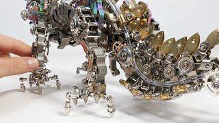 Механический дракон из 2030  металлических деталей | Magnetic Games