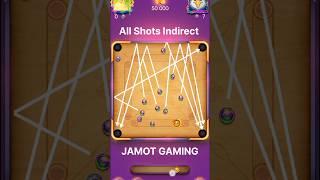 All Shots Indirectly Pot - Carrom Pool - Jamot Gaming #Shorts