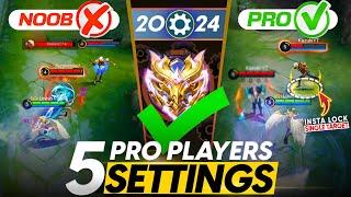 5 CONTROL SETTINGS PRO PLAYERS USES