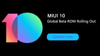 MIUI 10 Global Beta ROM Update Schedule