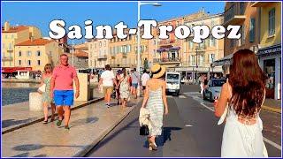 【4K】WALK Saint Tropez FRENCH RIVIERA 4k video TRAVEL vlog