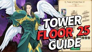 New Tower of Trials Floor 25 Guide! (Ludociel) Pierce Gimmick! | The Seven Deadly Sins: Grand Cross