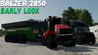 NEW MOD PREVIEW BALZER 2850 FROM CUSTOM MODDING!! | Farming Simulator 22