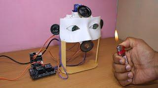 how to moving robot eyes using sound at your home