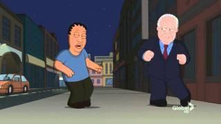 Rush Limbaugh's Fight Scene on Family Guy (the "Excellence in Broadcasting" episode)