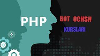 PHP BOT 0 dan yaratish 1 - qism #ideal #zamonaviy #uzb